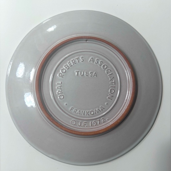 Vintage 1972 Frankhoma - Jesus is not here.. He is Risen Easter Plate - ✝️♥️ - Picture 4 of 5